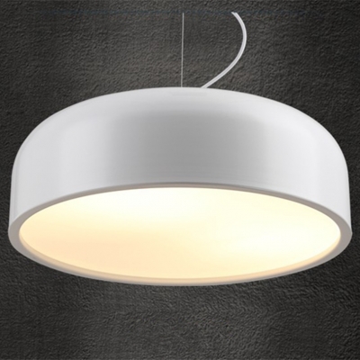 2015 european paint iron pendant lights modern simple led pendant light black / white color model d8100