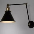 60w retro loft style industrial lamp vintage wall light arm indoor lighting, edison wall sconce lamparas de pared