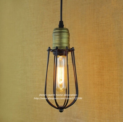 american country retro loft style metal pendant light,loft pendant lamp for living room dining room,e27*1 bulb included [edison-loft-pendant-lights-2366]