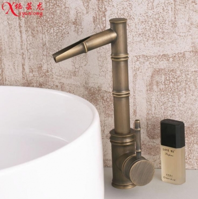brand new antique brass faucet, brushed finish