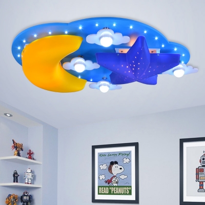 children's lovely 220v remote control led ceiling lamps for children rooms led ceiling lights decoration lighting for kid room