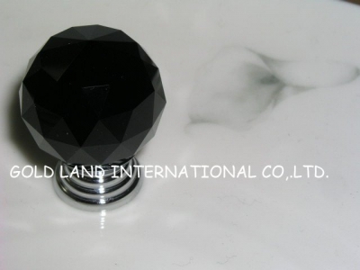 d30mm crystal glass cupboard door knob/ -selling glass crystal cabinet knob