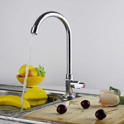 deck mounted cold water kitchen tap faucet