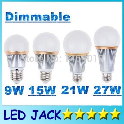 e27 led light lamp b22 gu10 9w 15w 21w 27w dimmable led bulbs lights globe lamp warm/natrual/cold white 160 angle ac 110-240v [led-globe-bulb-374]