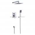 fast bathroom concealed rainfall square shower set faucet bath tap mixer yb-608