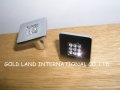l27.5xw27.5xh23mm crystal glass kitchen cabinet knob square furniture drawer/armoire/door/cabinet knob