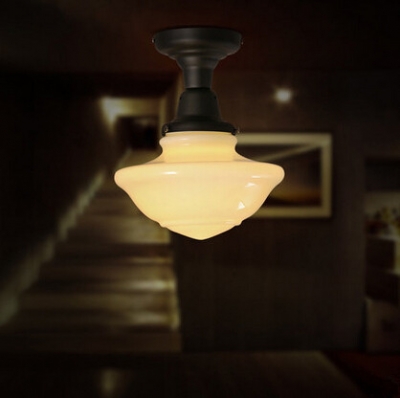 mushroom creative industrial vintage led ceiling lights for cloakroom aisle corridor entrance bar lamparas de techo