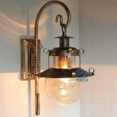 outdoor american antique wall lamp fashion lighting lamps iron light rustic wrought iron wall light balcony lighting