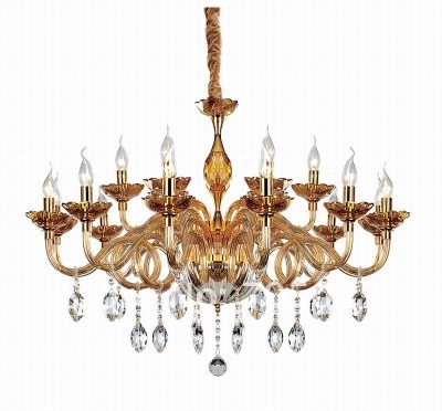 promotion large crystal chandelier lamp with 18 arms authentic cristal chandelier lustre pendelleuchtemd68118 [crystal-chandelier-glass-2170]