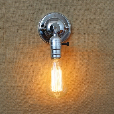 shpping loft vintage iron wall lamp with switch indoor wall lights fashion stair light bedside lamps modern wall light gold