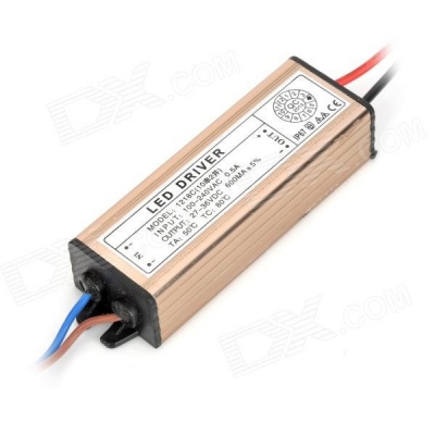 waterproof led driver 20w 600ma constant current driver led 20w power supply ( input 85-265v)
