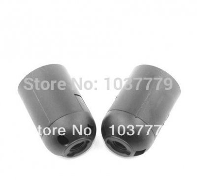 20pcs/lot plastic black and white color e27 fitting lamp holder plastic sockets [sample-order-of-sockets-7599]