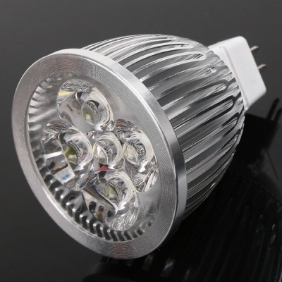 5pcs/lot led spotlight mr16 dc12v 5w 450lm warm white/whire led lamp spot light
