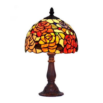 8 inch table lamp bedroom bedside lamp wedding decorate the room rose small night lights,ysl117, [glass-lamp-1354]