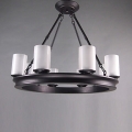 90v-220v oil rubbed bronze lighting led chandelier with 8 lights home chandeliers for dinnig living room lustres