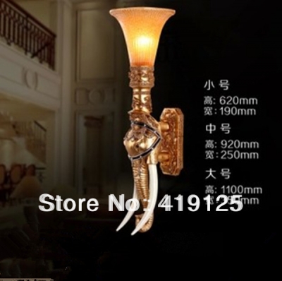 elephant hanging lamp staircase corridor balcony wall lamp d19* h62cm [vintage-1489]