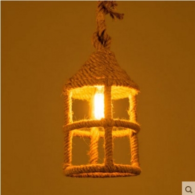 hemp rope edison pendant light fixtures in style loft vintage industrial lamp hanglamp pendente america nordic