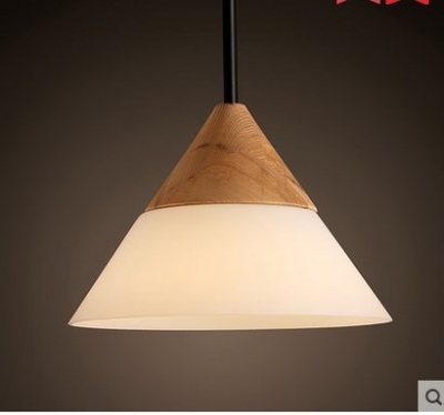 mordern led wood pendant light fixtures with lampshade for living room wood lamp,lustres de sala teto e pendente [led-pendant-lights-5525]