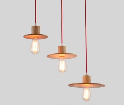 nordic retro modern simple creative solid wood pendant lamp restaurant bar bedroom decoration pendant light