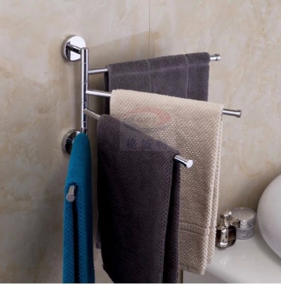 swivel brass towel holder, towel bar