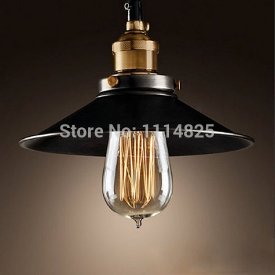 vintage pendant light lamp single cord coffee bar lighting vintage lampshade ac 110-240v [pendant-light-3451]
