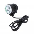 waterproof 3*cree t6 3600lm led bicycle bike light headlamp headlight 3 modes 4*18650 battery