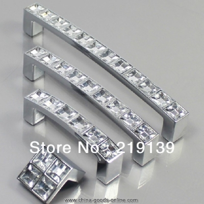 10pcs 96mm clear crystal zinc alloy bathroom kids dresser knobs and handles drawer kitchen cabinet pulls bar