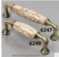 10pcs european ceramic porcelain marble wine ark wardrobe cabinet shoe furniture drawer cabinet handles 6247