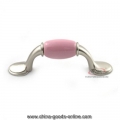 10pcs/lot pink ceramic lovely cute cabinet handle girl bedroom dresser knob drawer handle pull