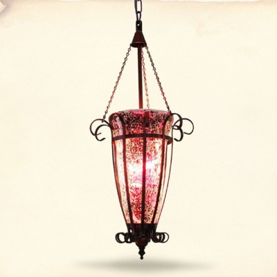 2015 new romantic nostalgic bar glass pendant light creative simple led iron pendant light