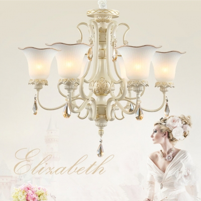 2015 top s 3 / 6 arms european country pastoral royal resin k9 crystal chandelier american home deco led romantic chandelier [american-style-57]