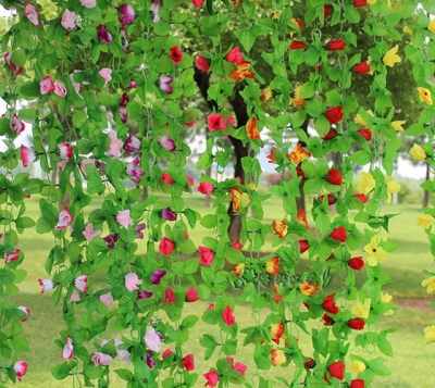 2m length artificial flowers artificial rattan, garden decoration [artificial-plants-612]