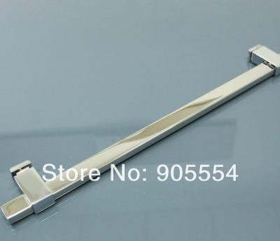 550mm chrome color 2pcs/lot solid 304 stainless steel kitchen glass door handles