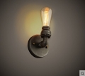 60w american loft style retro vintage wall lamp for home ,industrial pipe lamp edison wall sconce