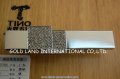 64mm crystal glass zinc alloy kitchen cabinet handle/furniture handle