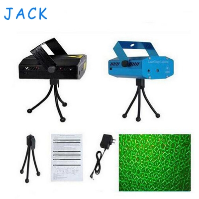 6pcs/lot 150mw mini red & green moving party laser stage light laser dj party twinkle 110-240v 50-60hz with tripod [led-stage-light-436]