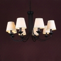 90v-220v black simple style led chandelier with 6 light home chandeliers for dinnig living room lustre