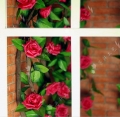 artificial rose rattan, wedding decoration,garden oranment