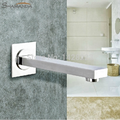 brass below tub spout wall mounted chrome finished shower faucet spout