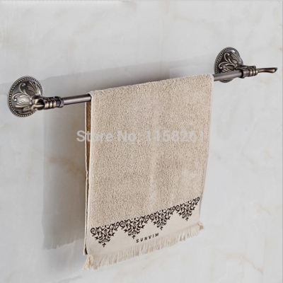 brass towel shelf towel rack single towel bar antique bathroom fittings bathroom accessories dp-9324f [towel-bar-7655]
