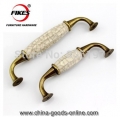 bronze cabinet handle, furniture knob, 96mm brass cabinet pull ,ceramic cabinet handle 100pcs/lot