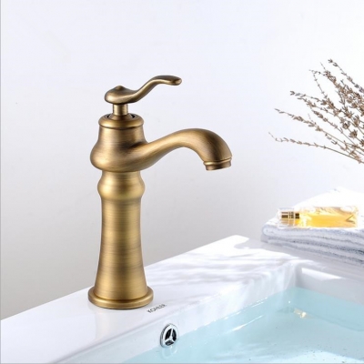 copper and cold water basin faucets mixers taps home improvement decoration hardware sanitary ware tools yls5871-222b [antique-bathroom-faucet-449]