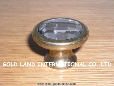 d38xh27mm crystal glass bronze-coloured drawer dresser door cabinet knobs [Door knobs|pulls-1554]
