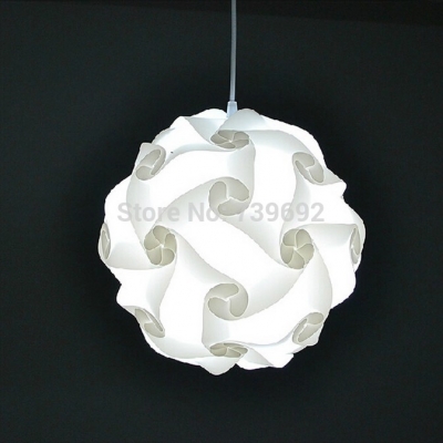 diy modern pendant ball novel iq lamp puzzle pendants white color pendant lights,size 25cm/30cm/40cm