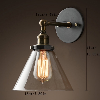 loft industrial wall sconce american vintage wall lamp retro outdoor wall light home lighting lustre restaurant bedroom fixtures [wall-lamps-2976]