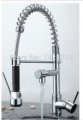 luxury polished chrome and cold water kitchen sink faucet dual spouts swivel sprayer kitchen mixer tap