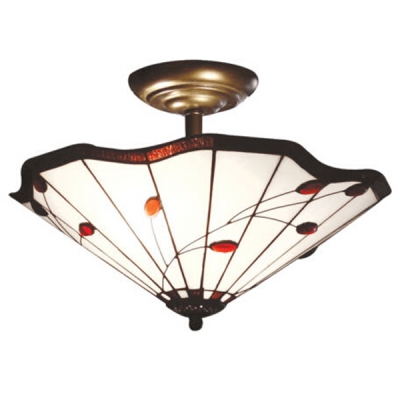 luxury ruby leaf semi flush ceiling light fixture lighting,ysl-c0156,