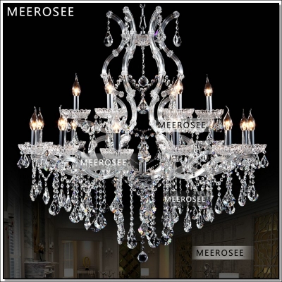 massive el clear white crystal chandelier pendelleuchte maria theresa suspension lamp in stock fast guarantee [crystal-chandelier-maria-theresa-2240]