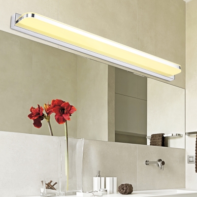 modern bathroom mirror light anti-fog front lamp mini style stainless steel led wall mounted lights lampara de pared up lamps