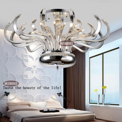 modern floral crystal chandelier lights crystal lusters lamp [ceiling-light-1241]